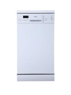 Swan Sdw7060W 10 Place Setting Slimline Freestanding Dishwasher - White
